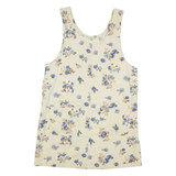 JENNA LANE Womens Shift Dress Beige Floral Sleeveless Short M