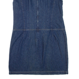 NY JEANS Womens Mini Dress Blue Denim Sleeveless Short L