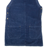 EXP Womens Shift Dress Blue Corduroy Sleeveless Short L