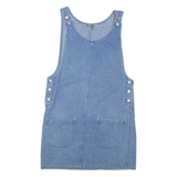 DIRECTIVES Womens Shift Dress Blue Denim Sleeveless Short S