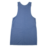 BONWORTH Womens Day Dress Blue Denim Floral Sleeveless Knee Length XL