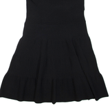 HOBBS LONDON Womens Day Dress Black Viscose Sleeveless Knee Length UK 16