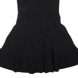 HOBBS LONDON Womens Day Dress Black Viscose Sleeveless Knee Length UK 16