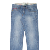 U.S POLO ASSN. Mens Jeans Blue Regular Straight Stone Wash W31 L32