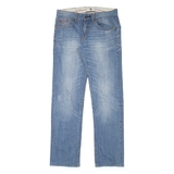 U.S POLO ASSN. Mens Jeans Blue Regular Straight Stone Wash W31 L32