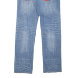 U.S POLO ASSN. Mens Jeans Blue Regular Straight Stone Wash W31 L32