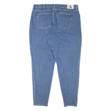CALVIN KLEIN JEANS Womens Jeans Blue Regular Mom W40 L31