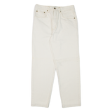 TORERO Womens Jeans Cream Regular Tapered W29 L28