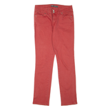 LEVI'S Mid Rise Womens Jeans Red Slim Skinny W29 L30