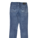 LEVI'S 712 Womens Jeans Blue Slim Straight Stone Wash W26 L32