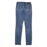 LEVI'S 712 Womens Jeans Blue Slim Straight Stone Wash W26 L32