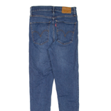 LEVI'S Mile High BIG E Womens Jeans Blue Slim Skinny Stone Wash W27 L28