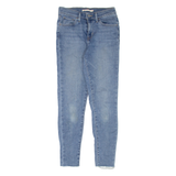 LEVI'S 720 High Rise Womens Jeans Blue Slim Skinny Stone Wash W25 L27