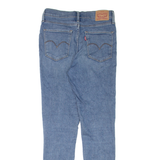 LEVI'S 720 High Rise Womens Jeans Blue Slim Skinny Stone Wash W25 L27