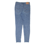LEVI'S 720 High Rise Womens Jeans Blue Slim Skinny Stone Wash W25 L27