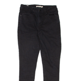 LEVI'S 721 High Rise BIG E Womens Jeans Black Slim Skinny W25 L28