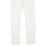 LEVI'S Low Rise Distressed Womens Jeans White Slim Skinny W27 L32