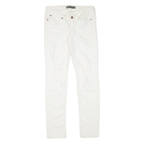 LEVI'S Low Rise Distressed Womens Jeans White Slim Skinny W27 L32