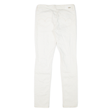 LEVI'S Low Rise Distressed Womens Jeans White Slim Skinny W27 L32