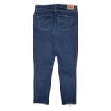 LEVI'S 721 High Rise Womens Jeans Blue Slim Skinny W31 L26