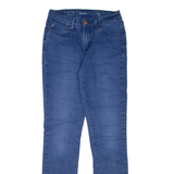 LEVI'S Mid Rise Womens Jeans Blue Slim Straight W25 L32