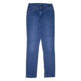 LEVI'S Mid Rise Womens Jeans Blue Slim Straight W25 L32