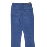 LEVI'S Mid Rise Womens Jeans Blue Slim Straight W25 L32