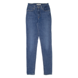 LEVI'S 721 High Rise Womens Jeans Blue Slim Skinny W26 L32