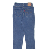 LEVI'S 721 High Rise Womens Jeans Blue Slim Skinny W26 L32