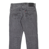 LEVI'S 511 Jeans Premium Mens Grey Slim Straight W28 L27