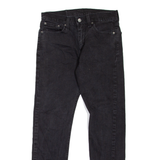 LEVI'S 502 Jeans Mens Black Regular Tapered W28 L27