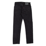 LEVI'S 502 Jeans Mens Black Regular Tapered W28 L27