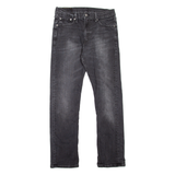 LEVI'S 513 Jeans Mens Grey Slim Straight Stone Wash W29 L30