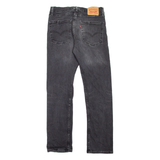 LEVI'S 513 Jeans Mens Grey Slim Straight Stone Wash W29 L30