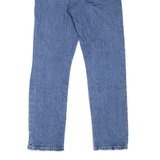 LEVI'S 501 Jeans Premium Distressed Womens Blue Regular Straight W25 L28