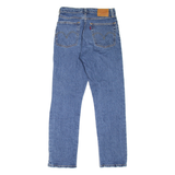 LEVI'S 501 Jeans Premium Distressed Womens Blue Regular Straight W25 L28