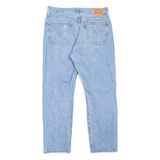 LEVI'S 501 Jeans Distressed Womens Blue Regular Straight W28 L26