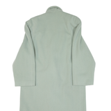 Womens Overcoat Coat Green Knit Wool UK 10