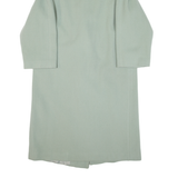 Womens Overcoat Coat Green Knit Wool UK 10