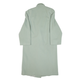 Womens Overcoat Coat Green Knit Wool UK 10
