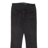 LEVI'S Mid Rise Womens Jeans Black Slim Straight W28 L28