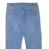 DICKIES Workwear Mens Jeans Blue Regular Straight Stone Wash W38 L28