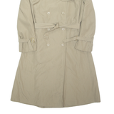 TELEMAC Belted Womens Trench Coat Beige UK 16