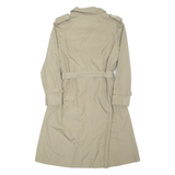 TELEMAC Belted Womens Trench Coat Beige UK 16
