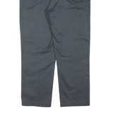 DICKIES Mens Trousers Grey Regular Tapered W38 L30
