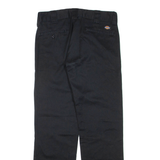 DICKIES Mens Trousers Black Regular Straight W30 L32