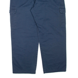 DICKIES Mens Trousers Blue Relaxed Straight W42 L29