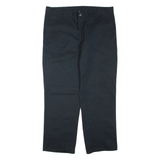 DICKIES Mens Trousers Black Regular Tapered W38 L30