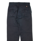 DICKIES Mens Trousers Black Regular Straight W32 L30