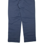 DICKIES Mens Trousers Blue Regular Straight W36 L32
